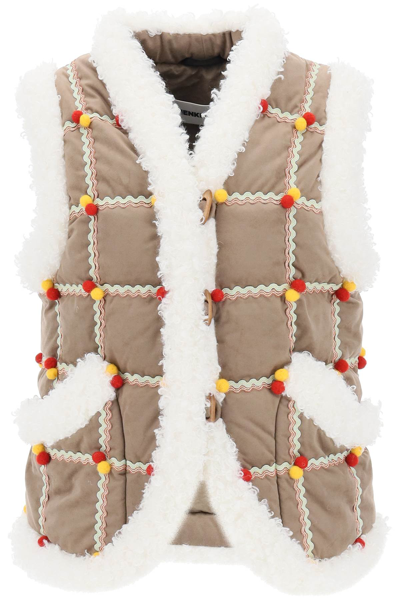 Ienki Ienki Folk Keptar Down Jacket In Brown