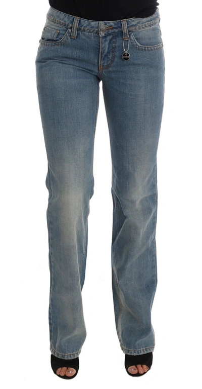 Costume National Cotton Classic Wash Jeans In Multi