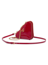 Prada Women's Mini Patent-leather Pouch In Red