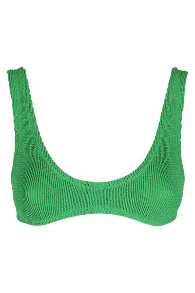 Mc2 Saint Barth Pamy Sleeveless Bikini Top In Green