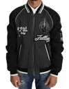 Dolce & Gabbana Black Dd58 Sg62 Sequined Beaded Jacket In Black