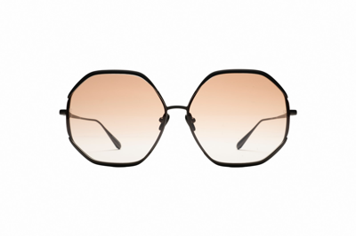Linda Farrow Camila Oversized Sunglasses In Black
