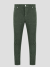 Department Five Department 5 Prince Corduroy Chino-pants In Green