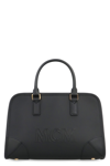 Mcm Women's Aren Boston Leather Handbag In Black