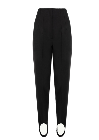 Giuseppe Di Morabito Double Twisted Canvas High Waist Pant In Black