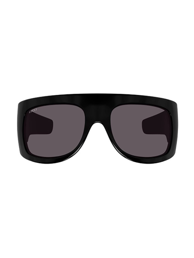 Gucci Gg1633s Mask Acetate Sunglasses In Black / Grey