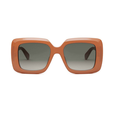Celine Sunglasses In Arancione/grigio