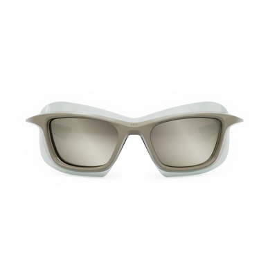 Dior Sunglasses In Marrone Lucido/specchiato Silver
