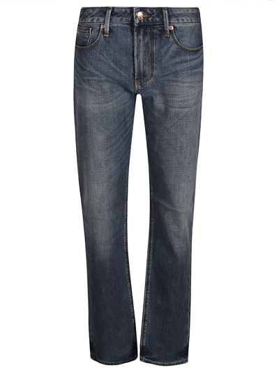 Emporio Armani 5 Pocket J06 Jeans In Blu