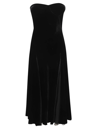 Ermanno Scervino Long Dress In Black