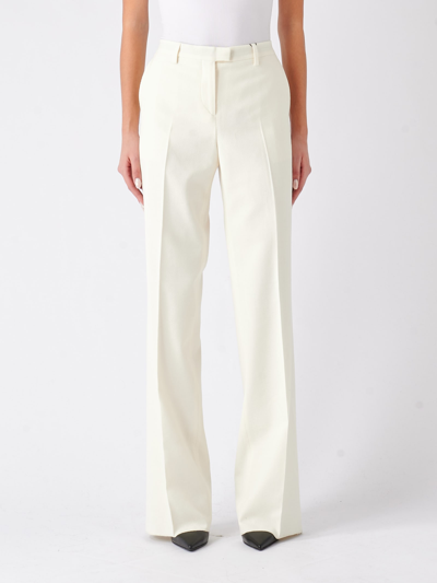 Etro Fuji Linen And Silk Trousers In White