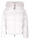 Moncler Mino Tech Down Jacket In White