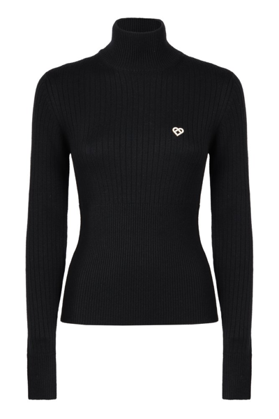 Casablanca Knitwear In Black Wool