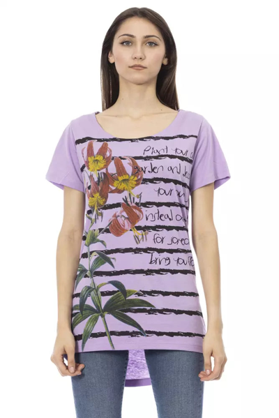 Trussardi Action Cotton Tops & Women's T-shirt In Violet