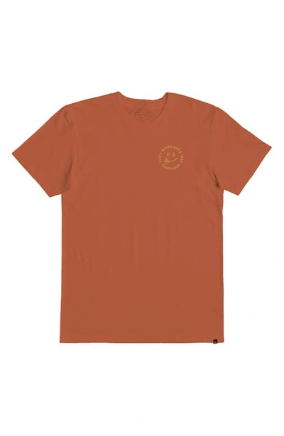 Quiksilver Tasty Waves Graphic T-shirt In Mango