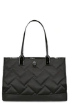 Kurt Geiger Recycled Square Shopper Tote In Black