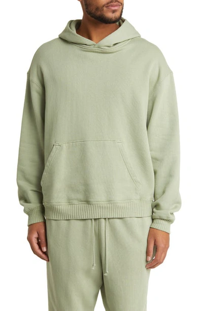 Elwood Core Oversize French Terry Hoodie In Sage