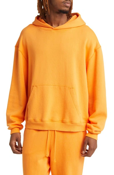 Elwood Core Oversize French Terry Hoodie In Hunters Orange