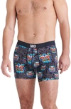 Saxx Vibe Super Soft Slim Fit Boxer Briefs In Year Of The Dragon- Multi