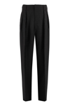 BOTTEGA VENETA BOTTEGA VENETA VISCOSE AND SILK TROUSERS