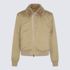 BURBERRY BURBERRY BEIGE COTTON CASUAL JACKET