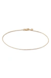 MONICA VINADER SUPER FINE CHAIN BRACELET