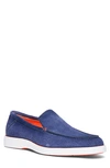 Santoni Drain Slip-on In Blue