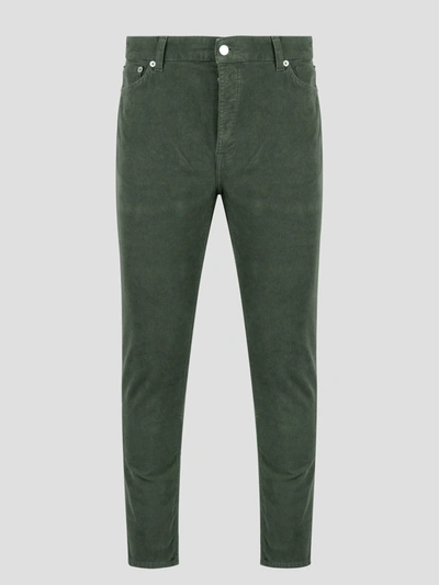 Department 5 Corduroy Chino Trousers In Green