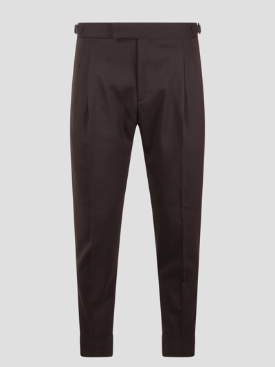 Be Able Robby Pleated Pants In Brown