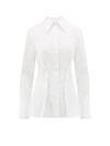 GIVENCHY COTTON SHIRT WITH PLEATED EFFECT