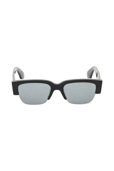 Alexander Mcqueen Sunglasses With Graffiti Logo In Black