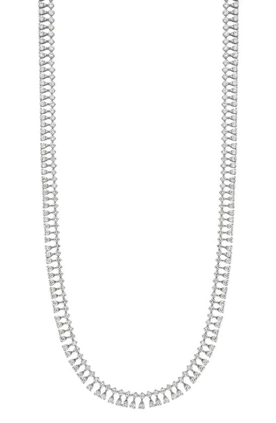 Bony Levy Liora 18k Gold Diamond Fringe Tennis Necklace In 18k White Gold