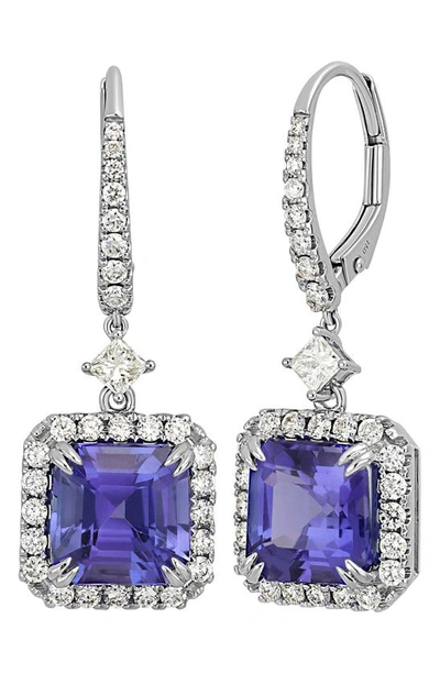 Bony Levy Collectors Tanzanite & Diamond Drop Earrings In Metallic