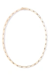 Lana Tag Link Necklace In Yellow Gold