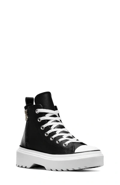 Converse Kids' Chuck Taylor® All Star® Lugged High Top Sneaker In Black/ White