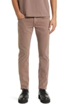 Frame L'homme Slim Fit Five-pocket Twill Pants In Dry Rose