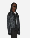 Jean Paul Gaultier Trompe L Oeil Denim Jacket In Black