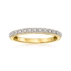Ross-simons Diamond-accented Milgrain Ring In 18kt Gold Over Sterling In Silver
