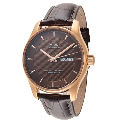 Mido Men's M001.431.36.291.12 Belluna 40mm Automatic Watch In Gold