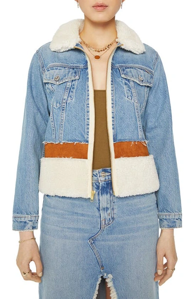 Mother The Cut And Paste Denim Combo Jacket In Aint My First Rodeo