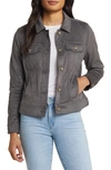 Tommy Bahama Salina Sands Faux Suede Jacket In Forged Iron