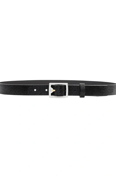 RAG & BONE BOYFRIEND 2.0 TEXTURED LEATHER BELT