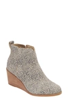 Toms Clare Wedge Bootie In Natuarl