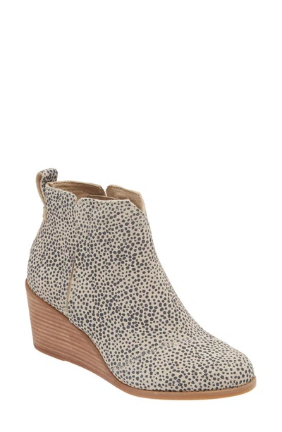 Toms Clare Wedge Bootie In Natuarl