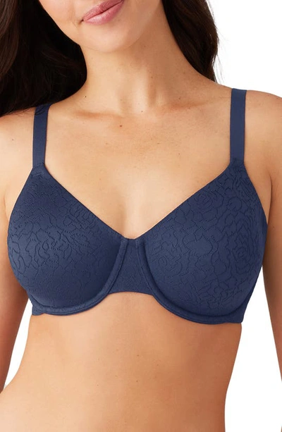 Wacoal Underwire Sports Bra In Twilight Blue