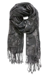 TASHA TASHA WAVY TASSEL SCARF