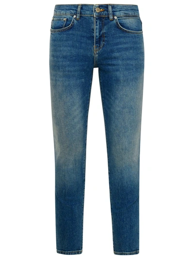 Brian Dales Enea Blue Cotton Denim Jeans