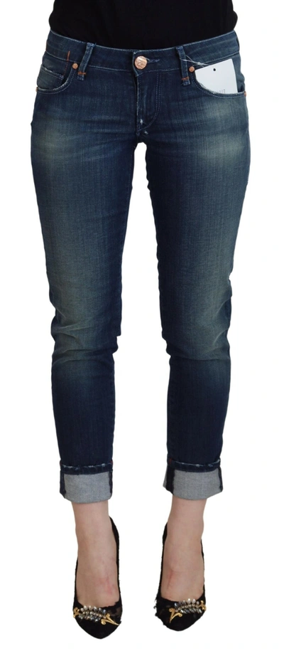 Acht Blue Cotton Slim Fit Women Casual Denim Jeans