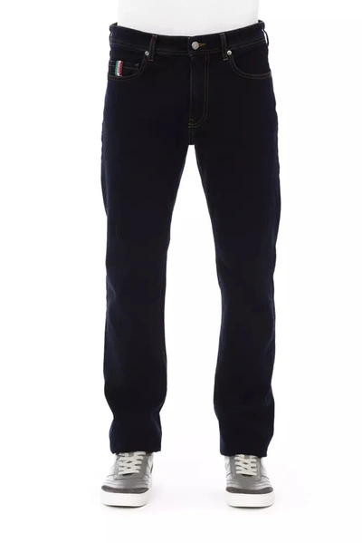 Baldinini Trend Blue Cotton Jeans &amp; Men's Pant
