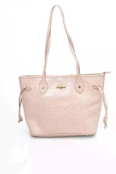 Baldinini Trend Elegant Shoulder Bag With En Women's Accents In Pink